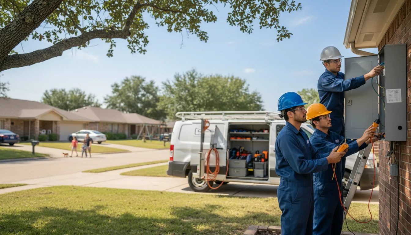 Certified electrician providing emergency electrical services in Fackler, AL